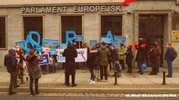 Protest Koalicja Ratujmy Rzeki Parlament Europejski Wrocław